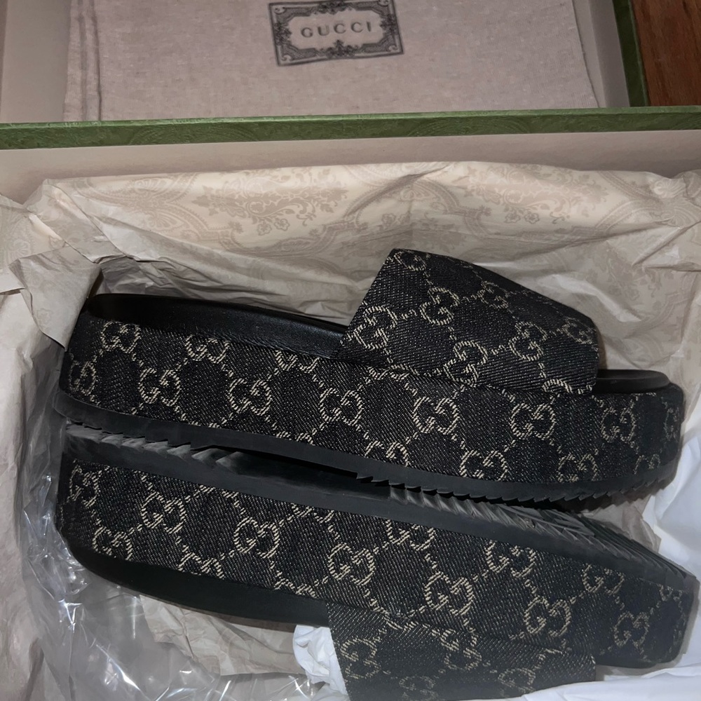 Gucci Platform Slide Sandals